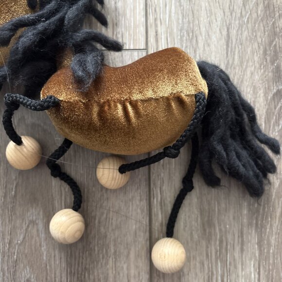 12"Plush Body & Wooden Horse Hand Puppet Marionette “Limited Edition” Made In UK - Picture 3 of 6